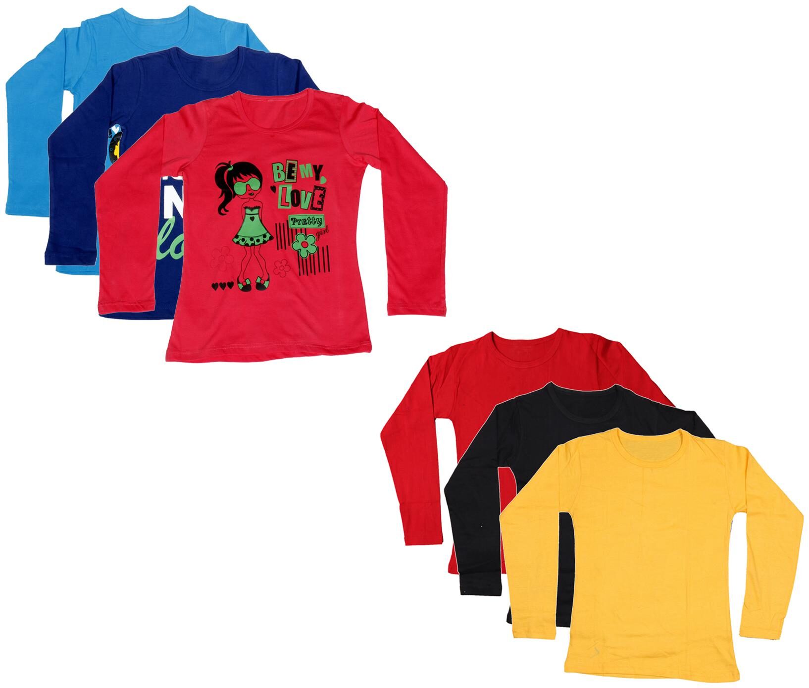 

Indiweaves Girl Cotton Printed T shirt - Multi