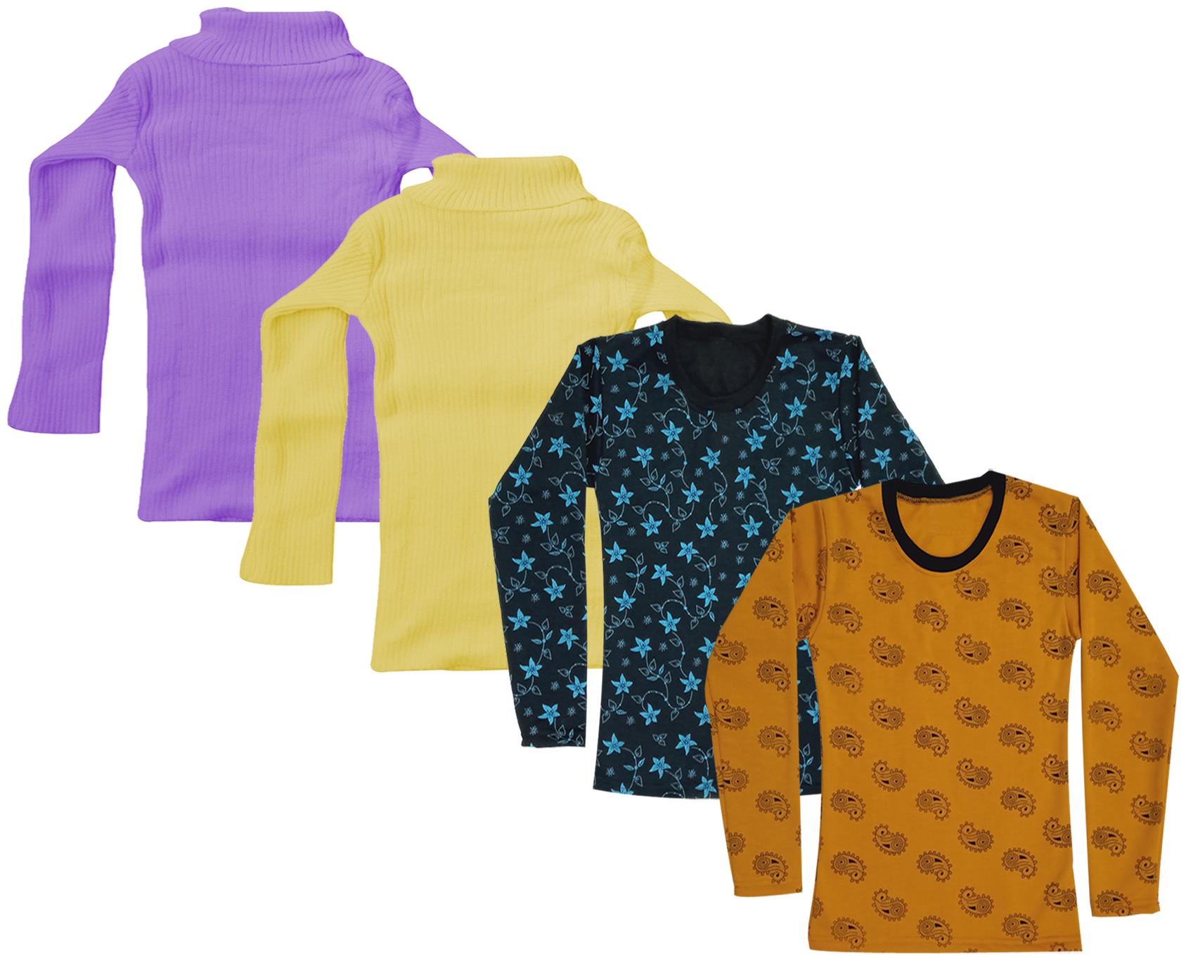 

Indiweaves Girl Wool Printed T shirt - Multi