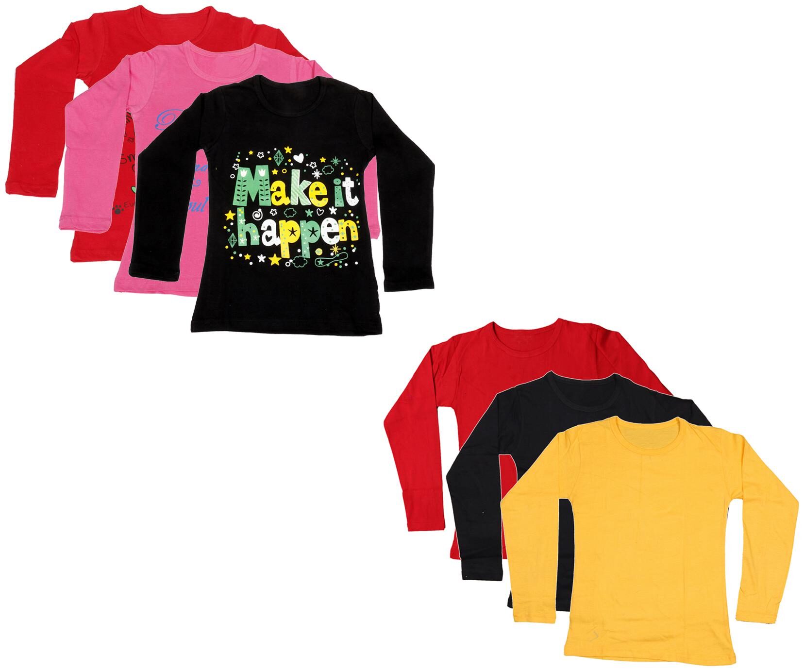 

Indiweaves Girl Cotton Printed T shirt - Multi