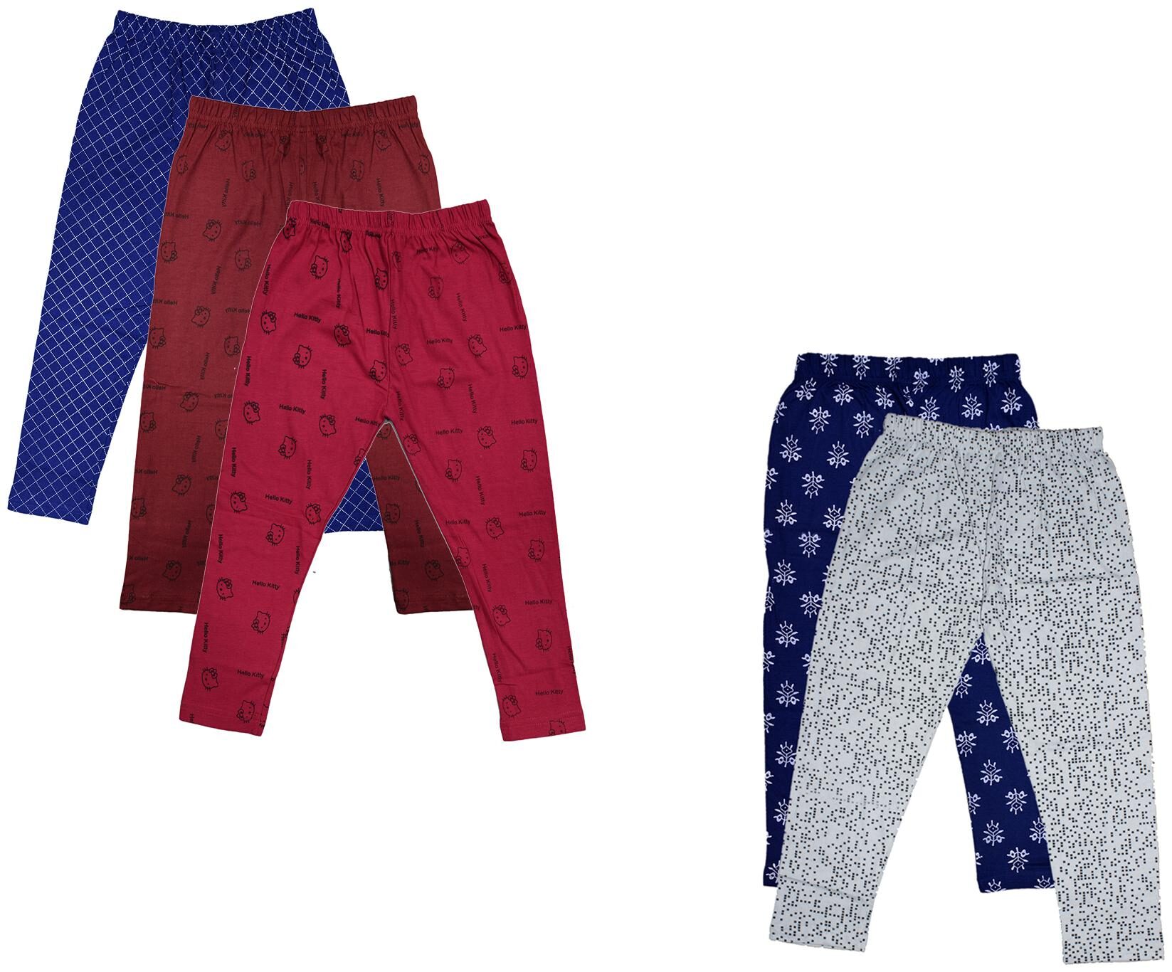 

Indiweaves Girl Cotton Printed Capri - Multi