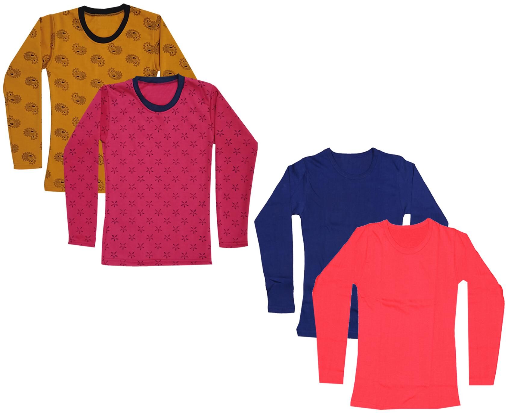 

Indiweaves Girl Cotton Printed T shirt - Multi