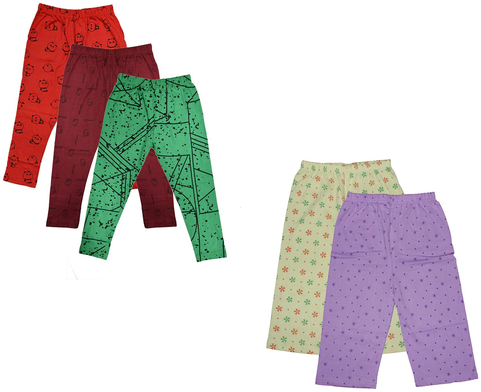 

Indiweaves Girl Cotton Printed Capri - Multi