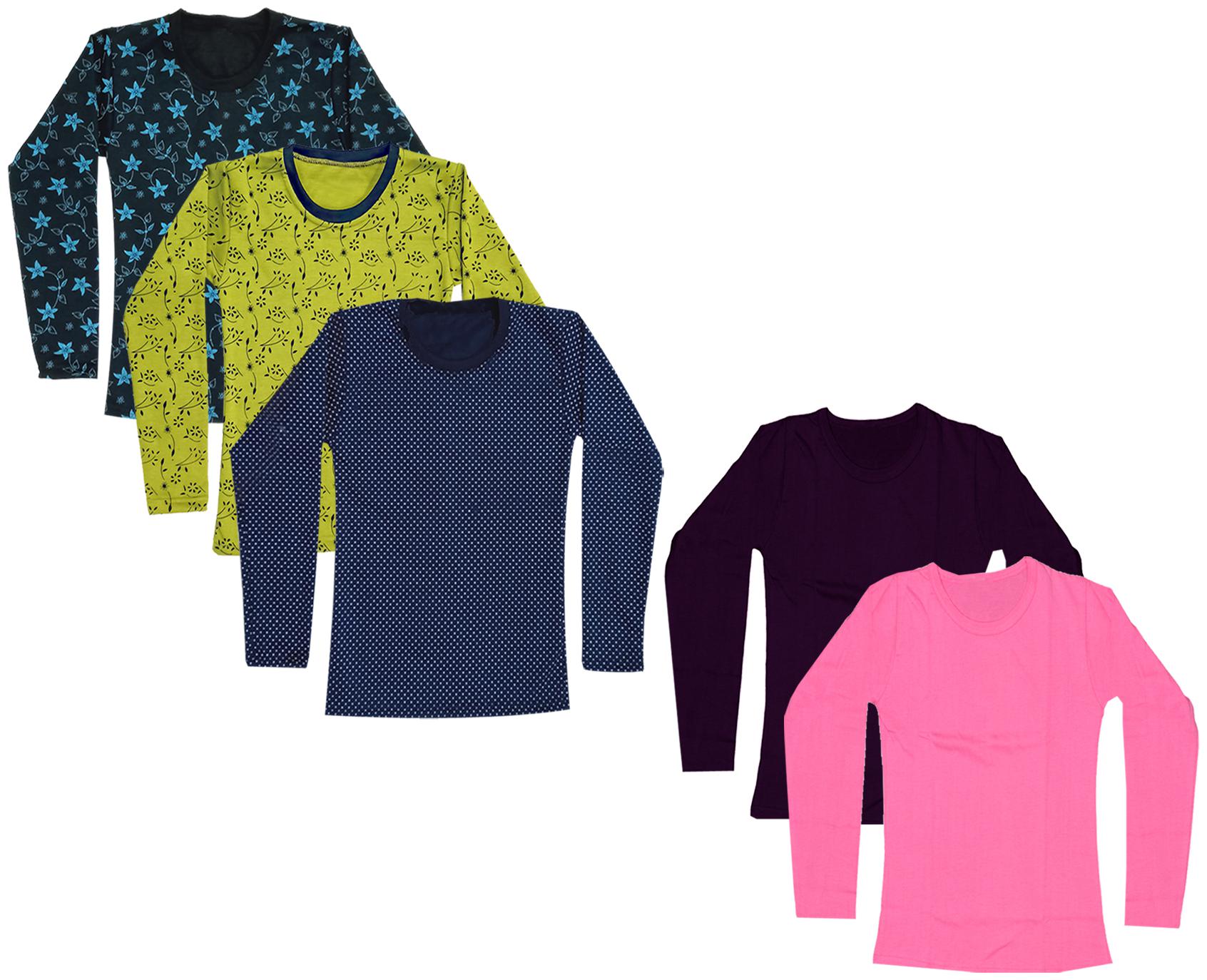 

Indiweaves Girl Cotton Printed T shirt - Multi