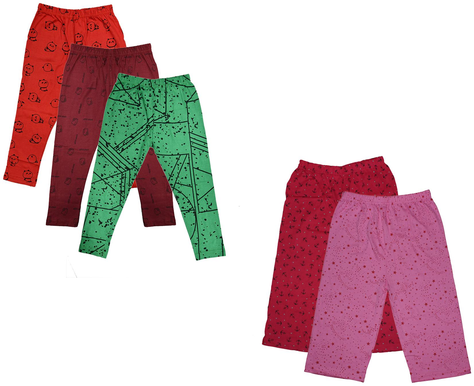 

Indiweaves Girl Cotton Printed Capri - Multi