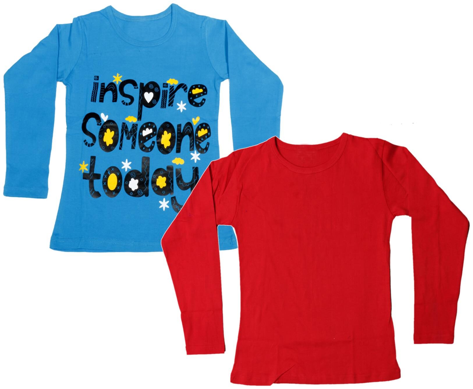 

Indiweaves Girl Cotton Printed T shirt - Multi