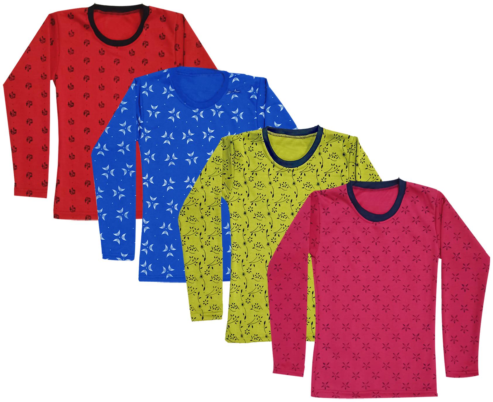 

Indiweaves Girl Wool Printed T shirt - Multi