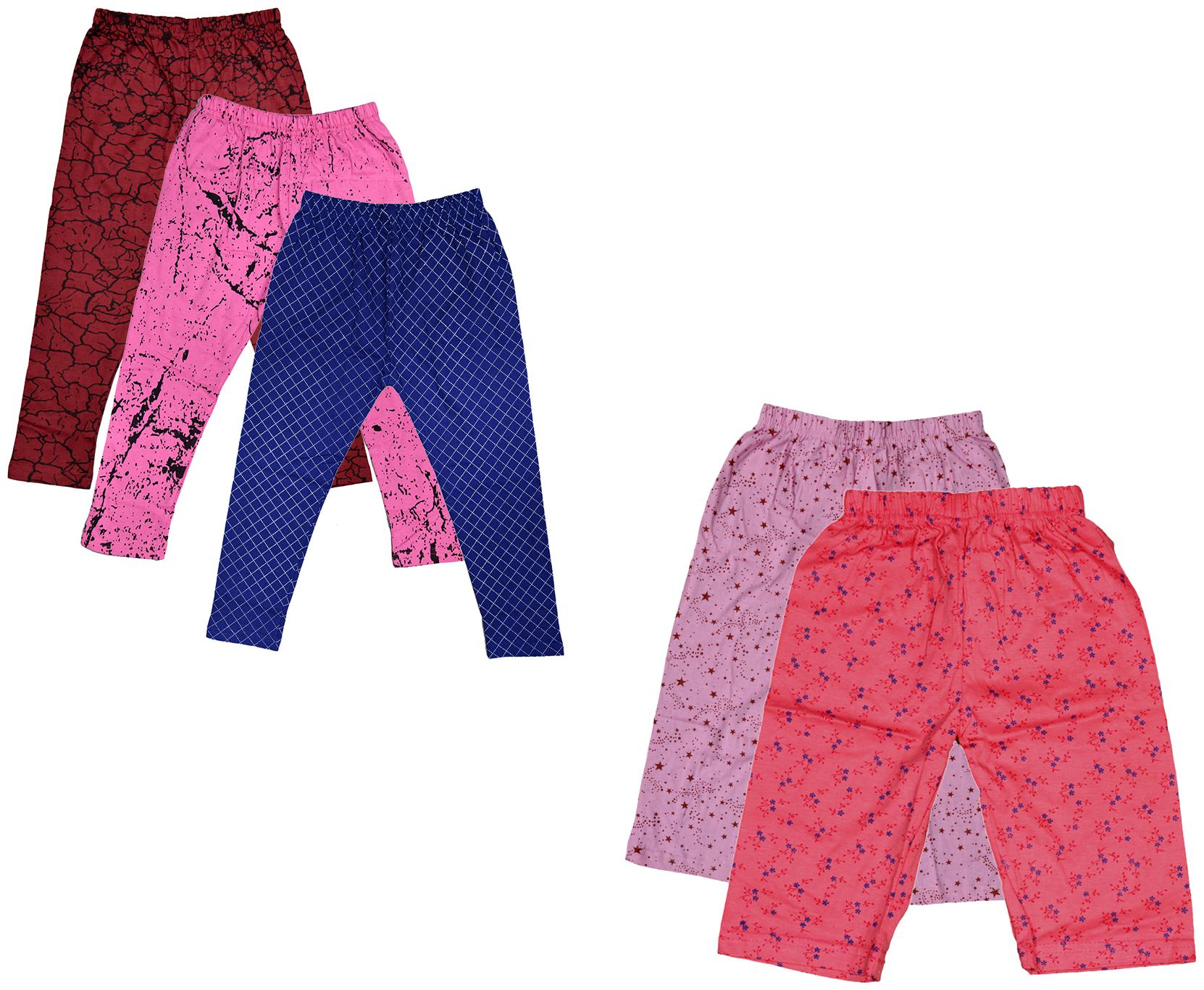 

Indiweaves Girl Cotton Printed Capri - Multi