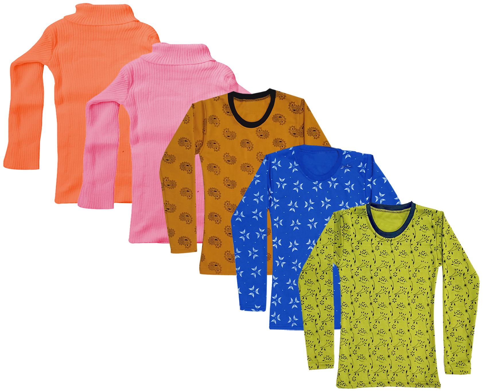 

Indiweaves Girl Wool Printed T shirt - Multi