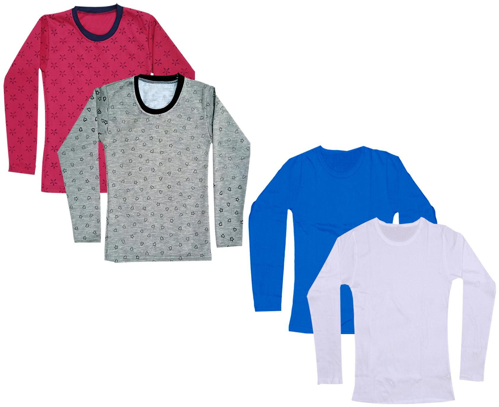 

Indiweaves Girl Cotton Printed T shirt - Multi