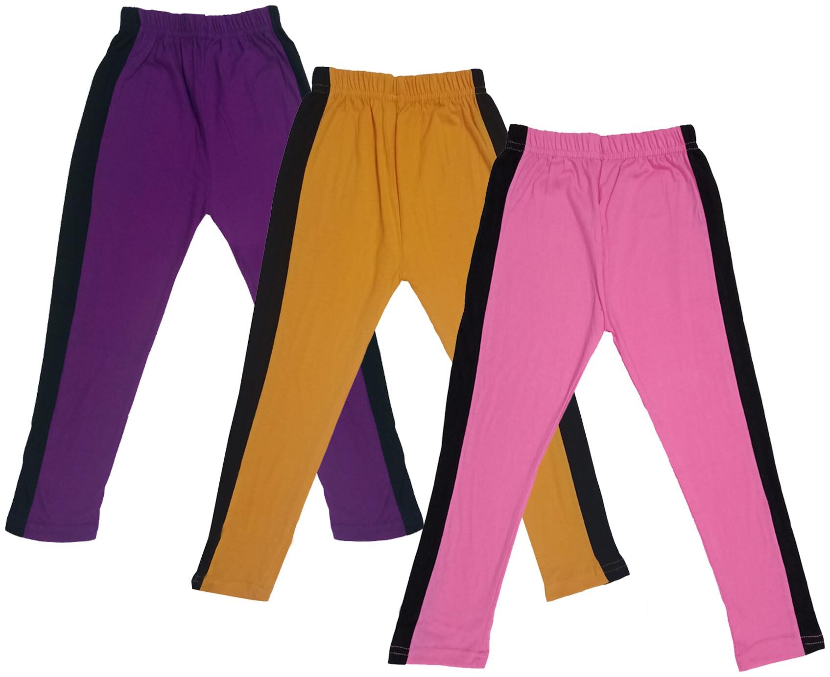 

Indiweaves Girl Cotton Solid Capri - Multi