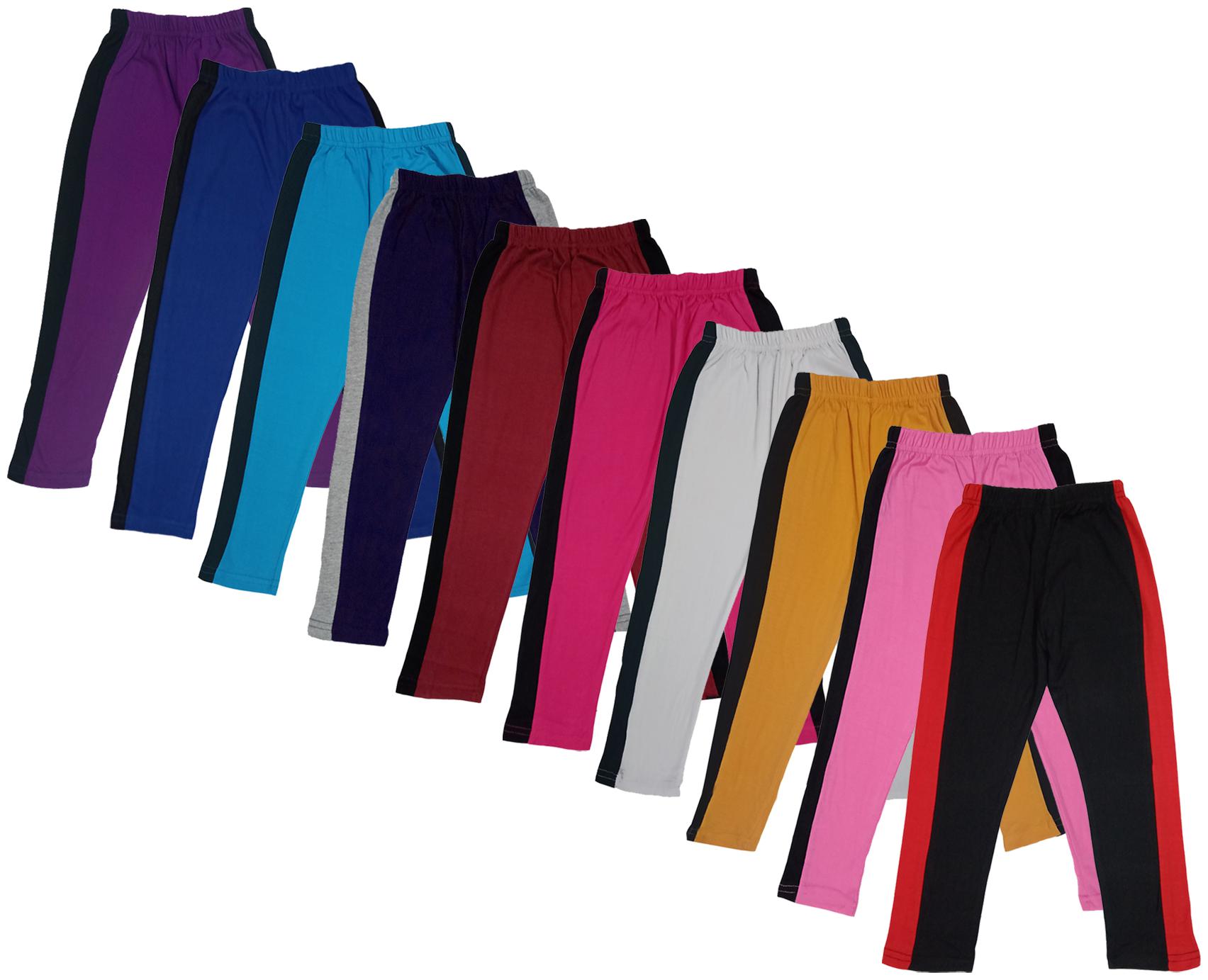

Indiweaves Girl Cotton Solid Capri - Multi