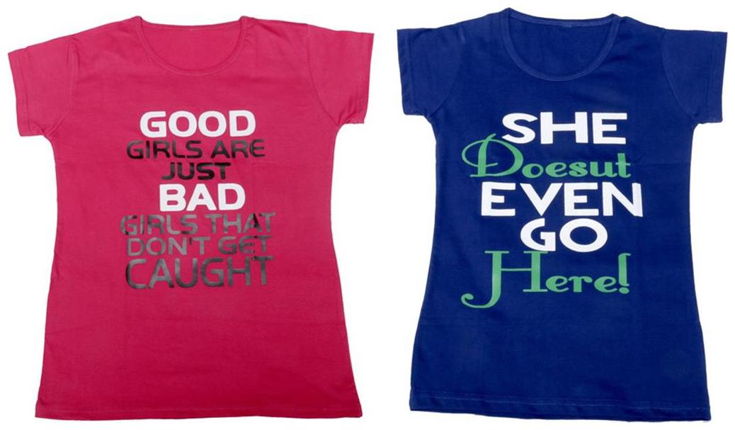 

Indiweaves Girl Cotton Solid T shirt - Grey