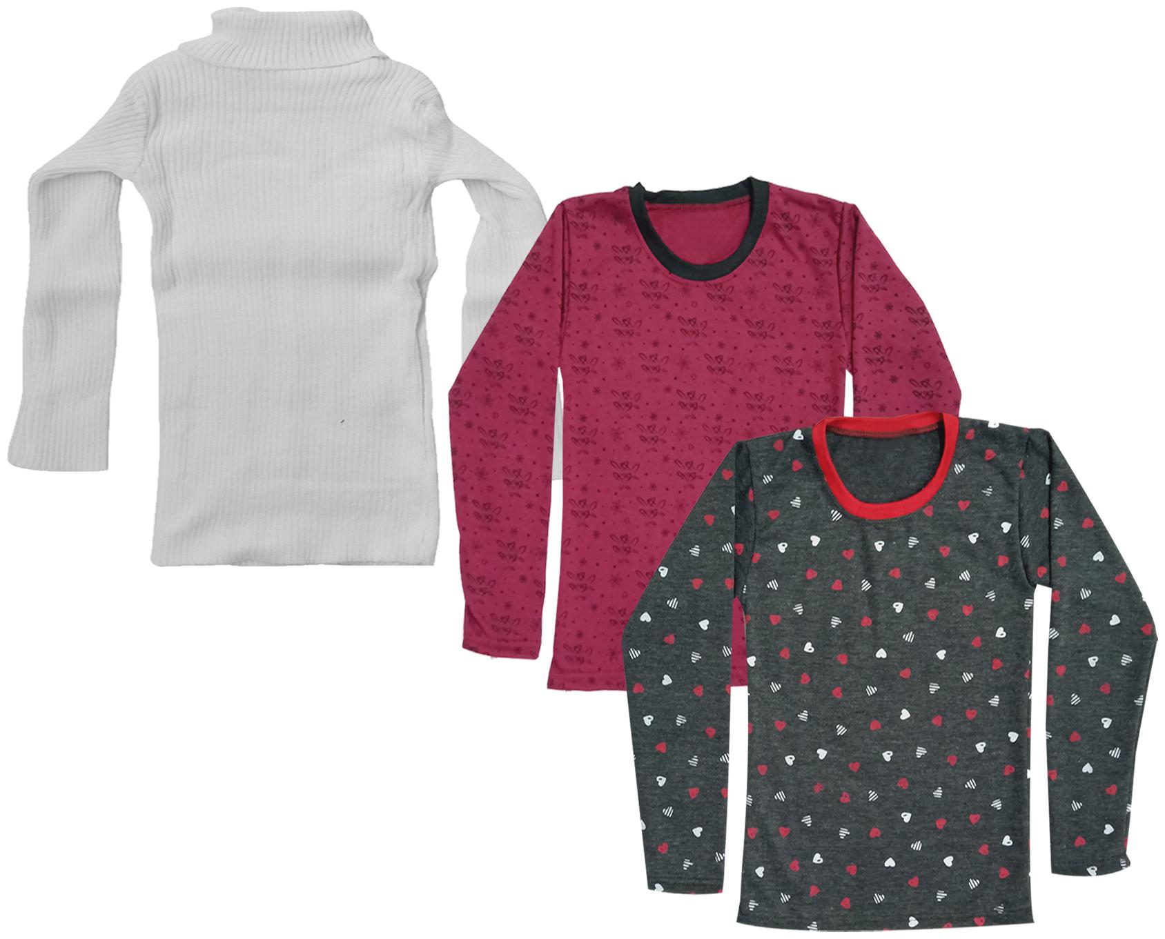 

Indiweaves Girl Wool Printed T shirt - Multi