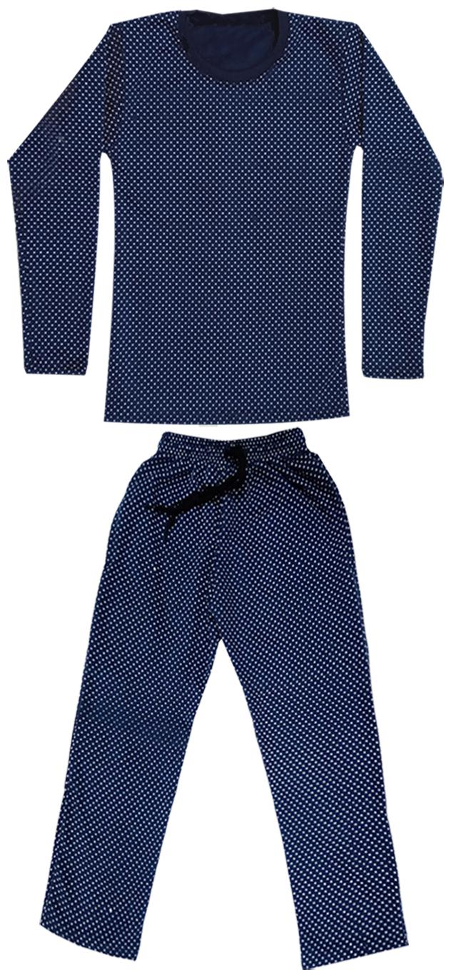 

Indiweaves Girl Wool Top Bottom Set - Blue