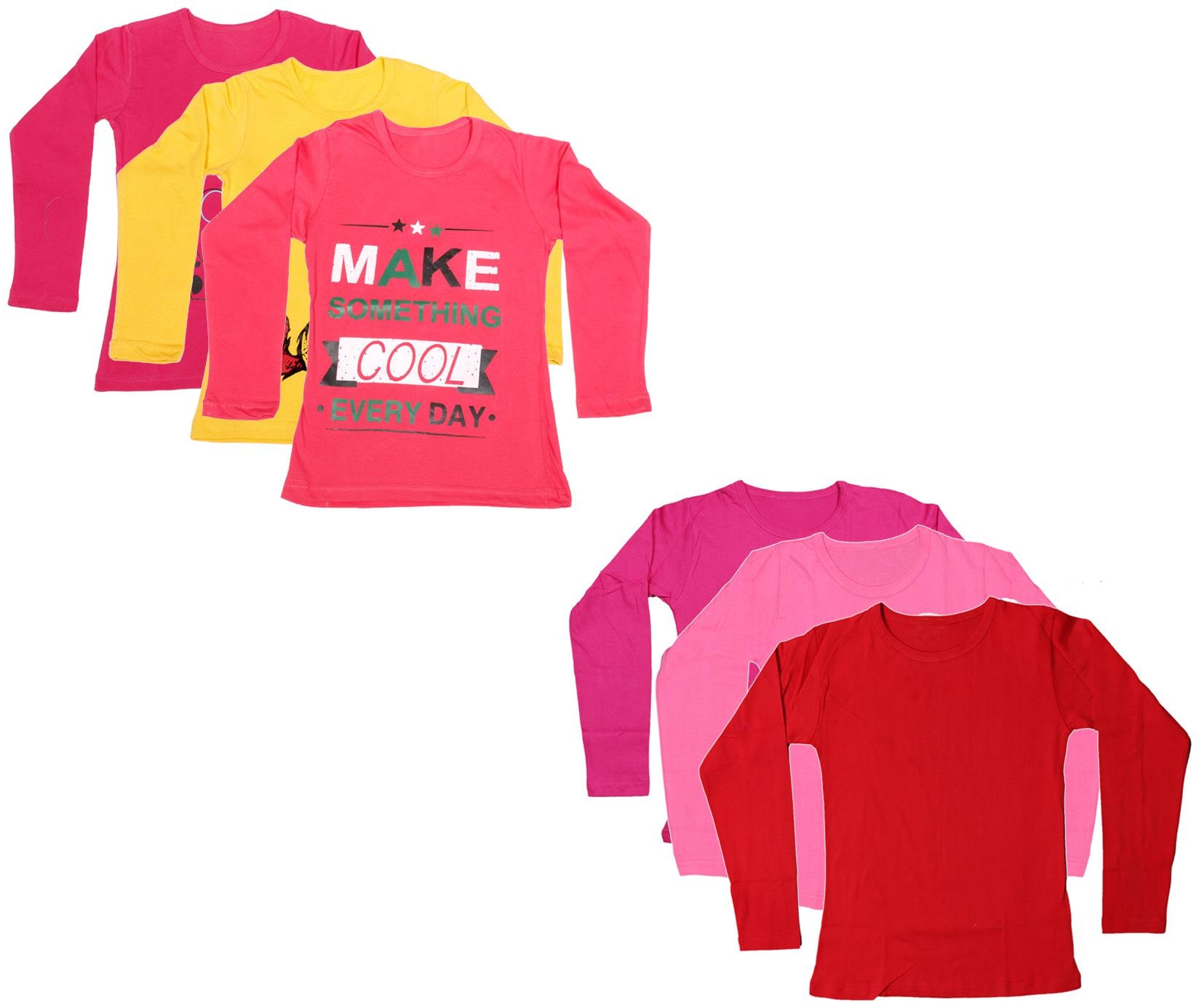 

Indiweaves Girl Cotton Printed T shirt - Multi