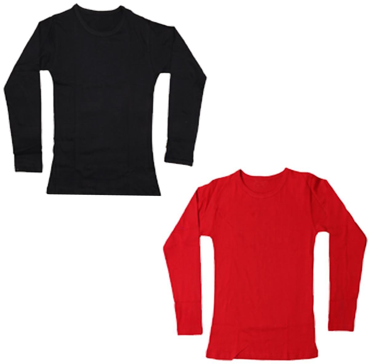 

Indiweaves Girl Cotton Solid T shirt - Red