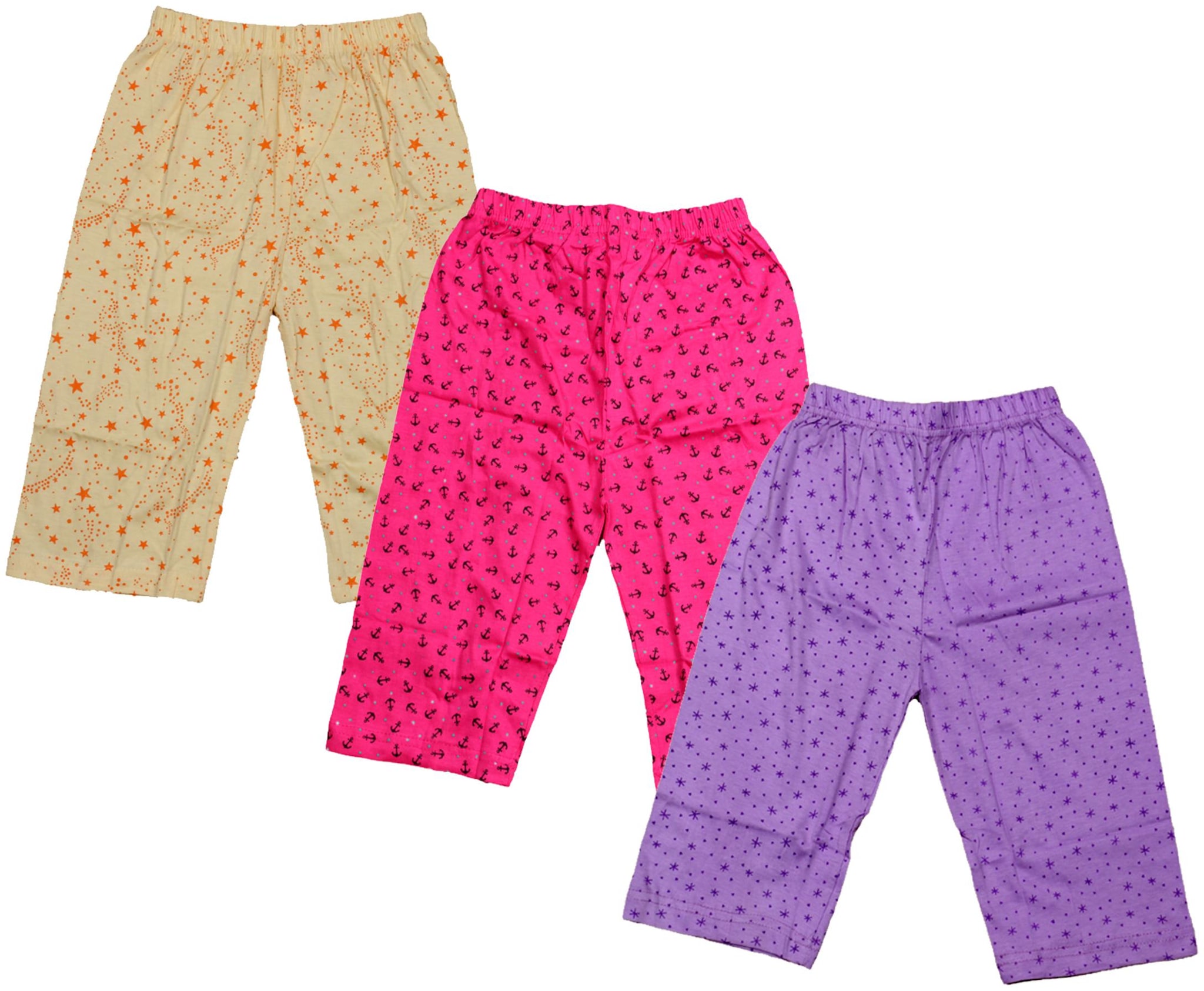 

Indiweaves Girl Cotton Printed Capri - Multi