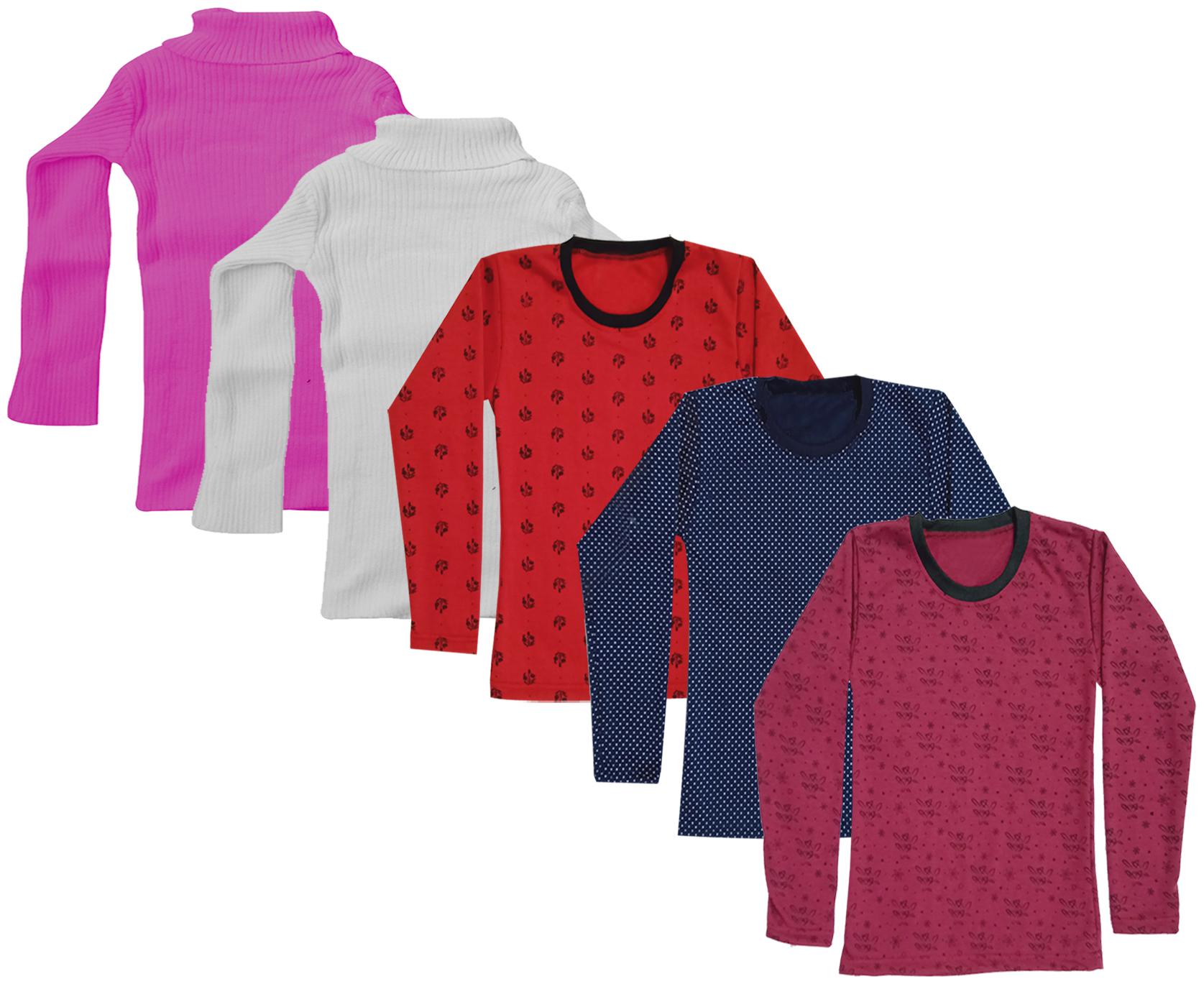 

Indiweaves Girl Wool Printed T shirt - Multi