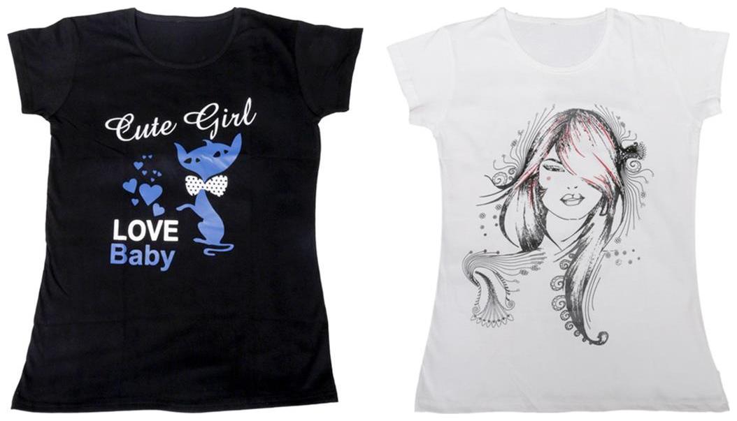 

Indiweaves Girl Cotton Solid T shirt - Multi