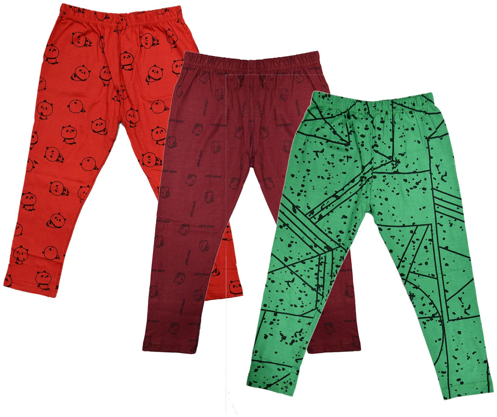 

Indiweaves Girl Cotton Printed Capri - Multi