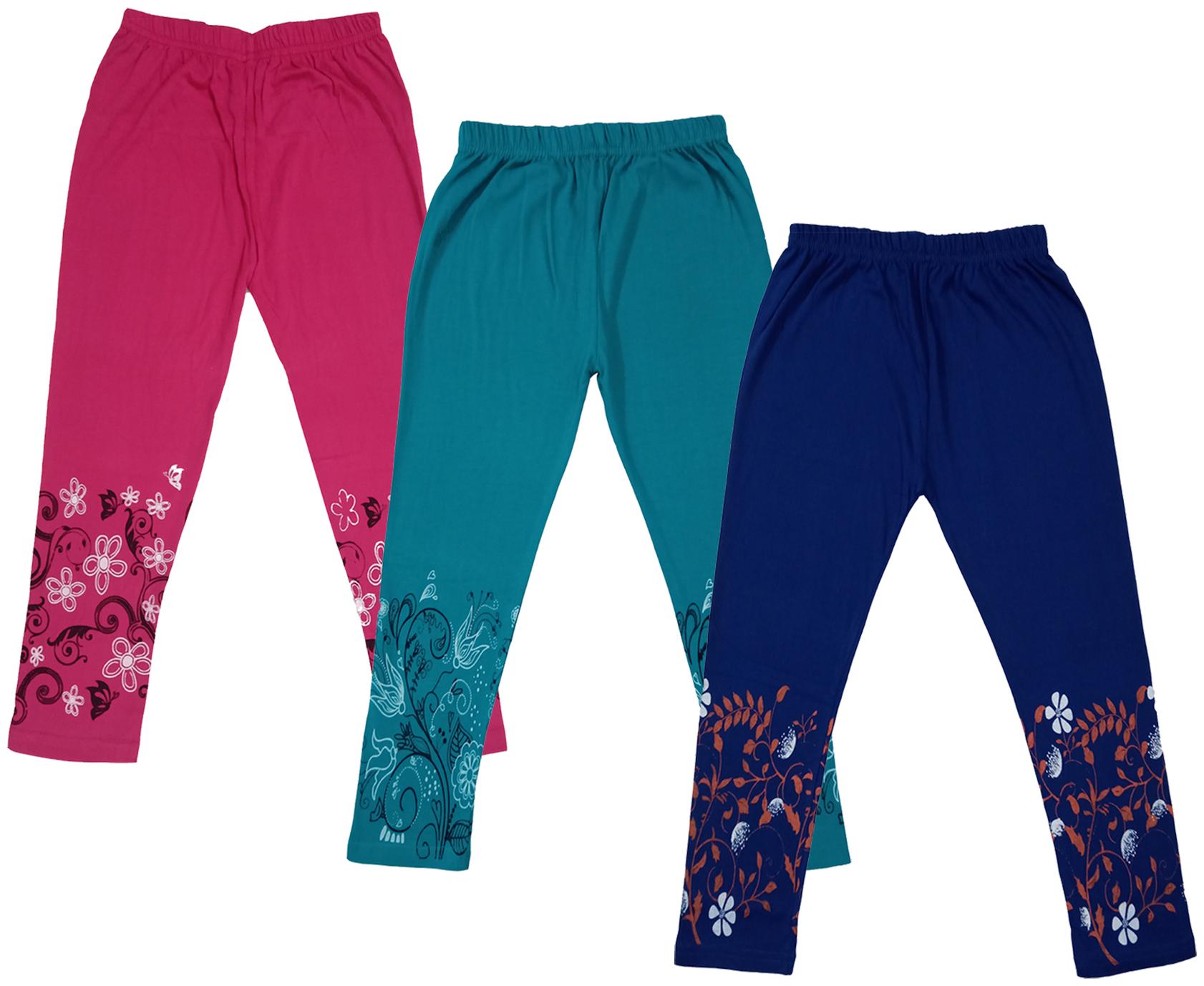 

Indiweaves Girl Cotton Printed Capri - Multi