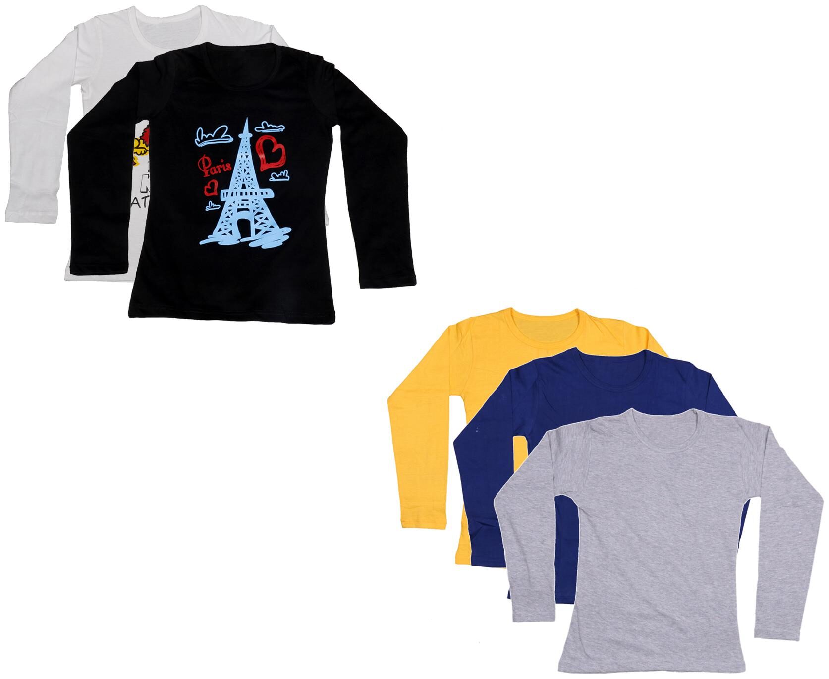 

Indiweaves Girl Cotton Printed T shirt - Multi