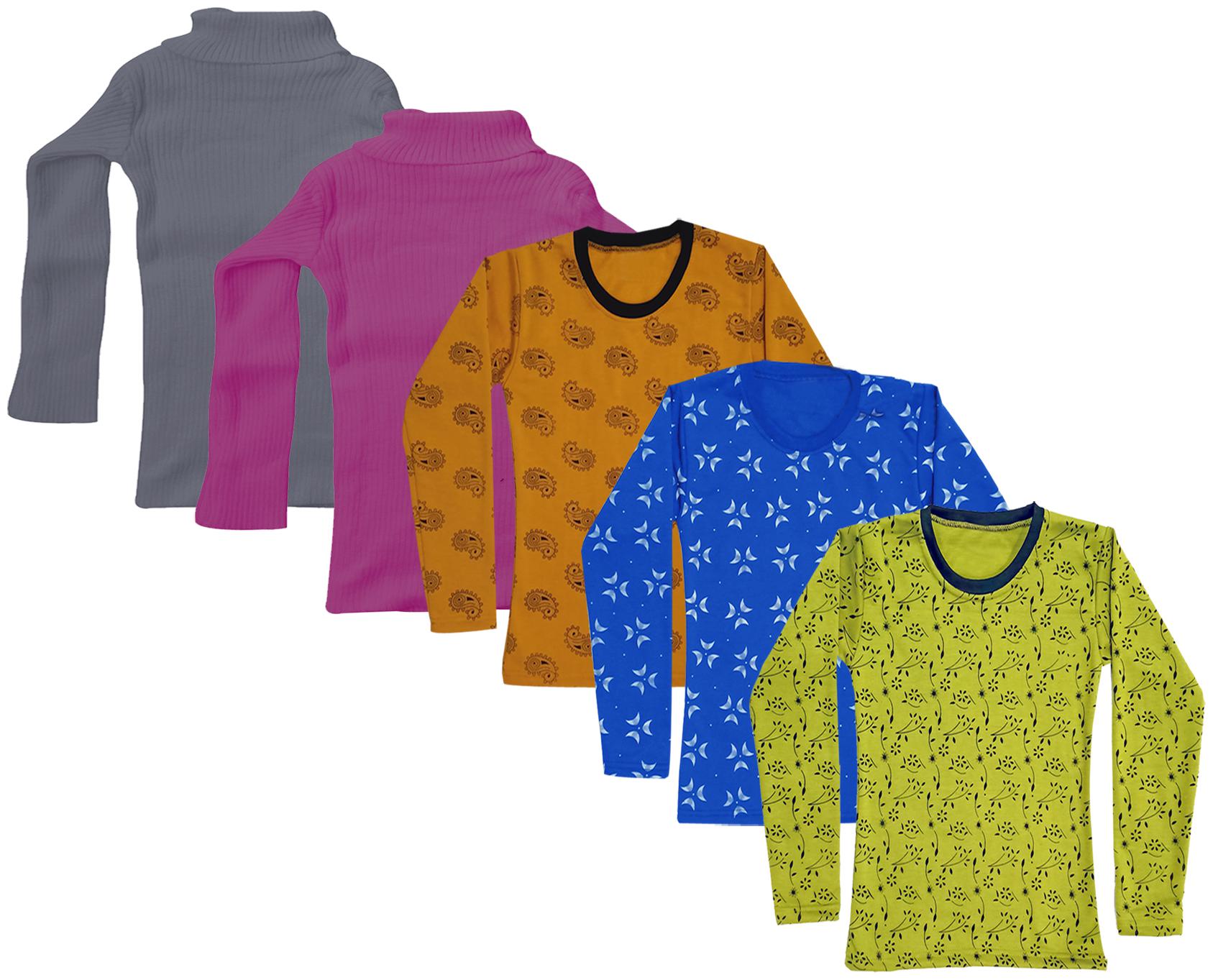

Indiweaves Girl Wool Printed T shirt - Multi