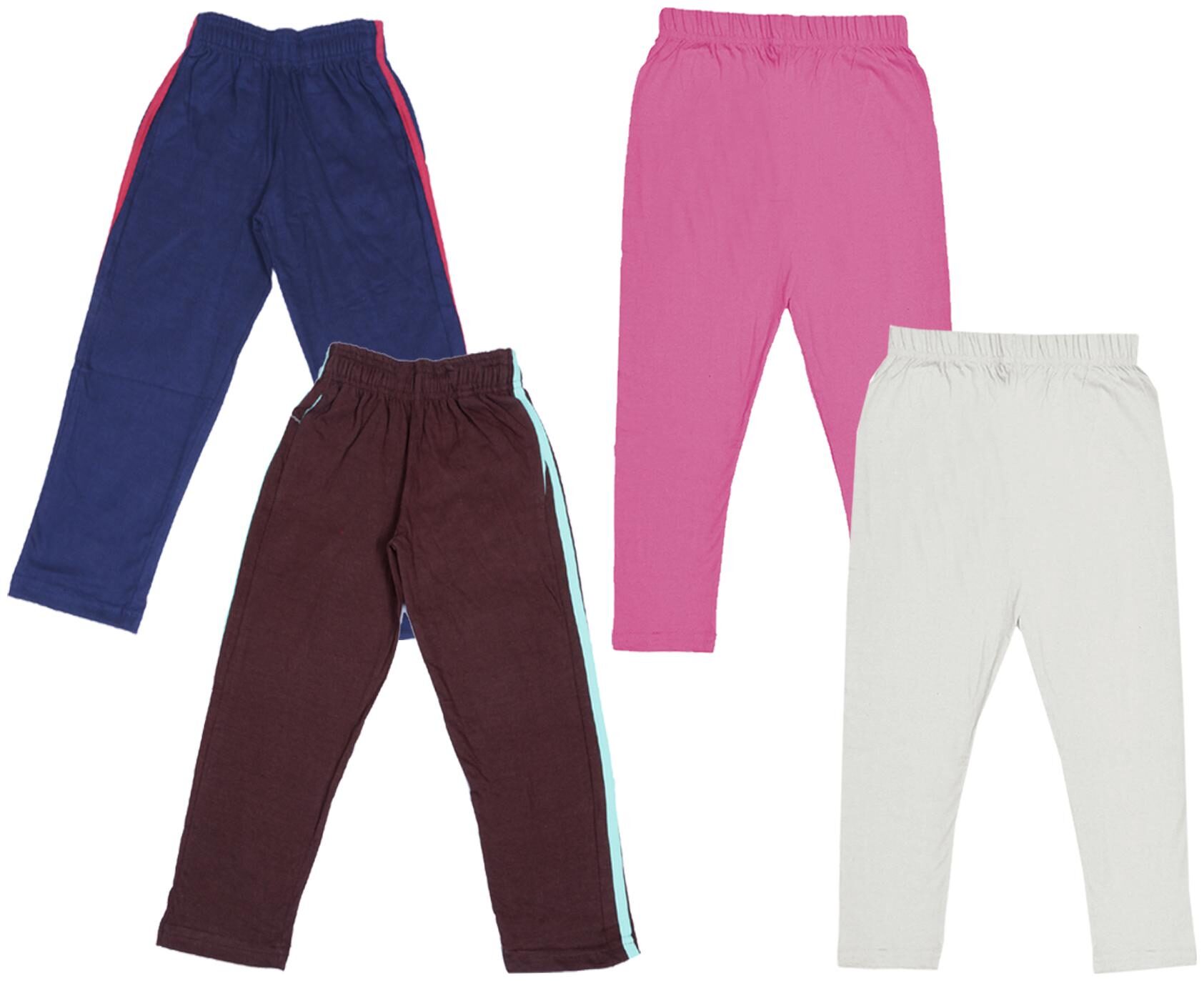 

Indiweaves Girl Cotton Solid Capri - Multi