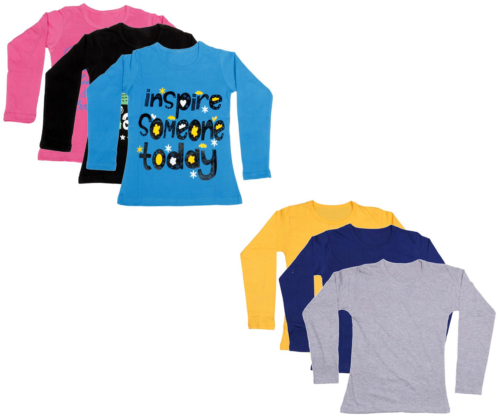 

Indiweaves Girl Cotton Printed T shirt - Multi