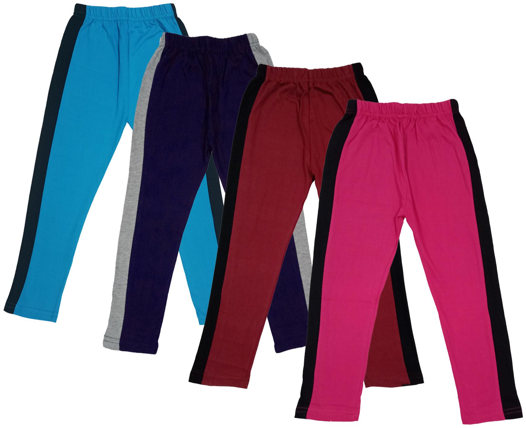 

Indiweaves Girl Cotton Solid Capri - Multi