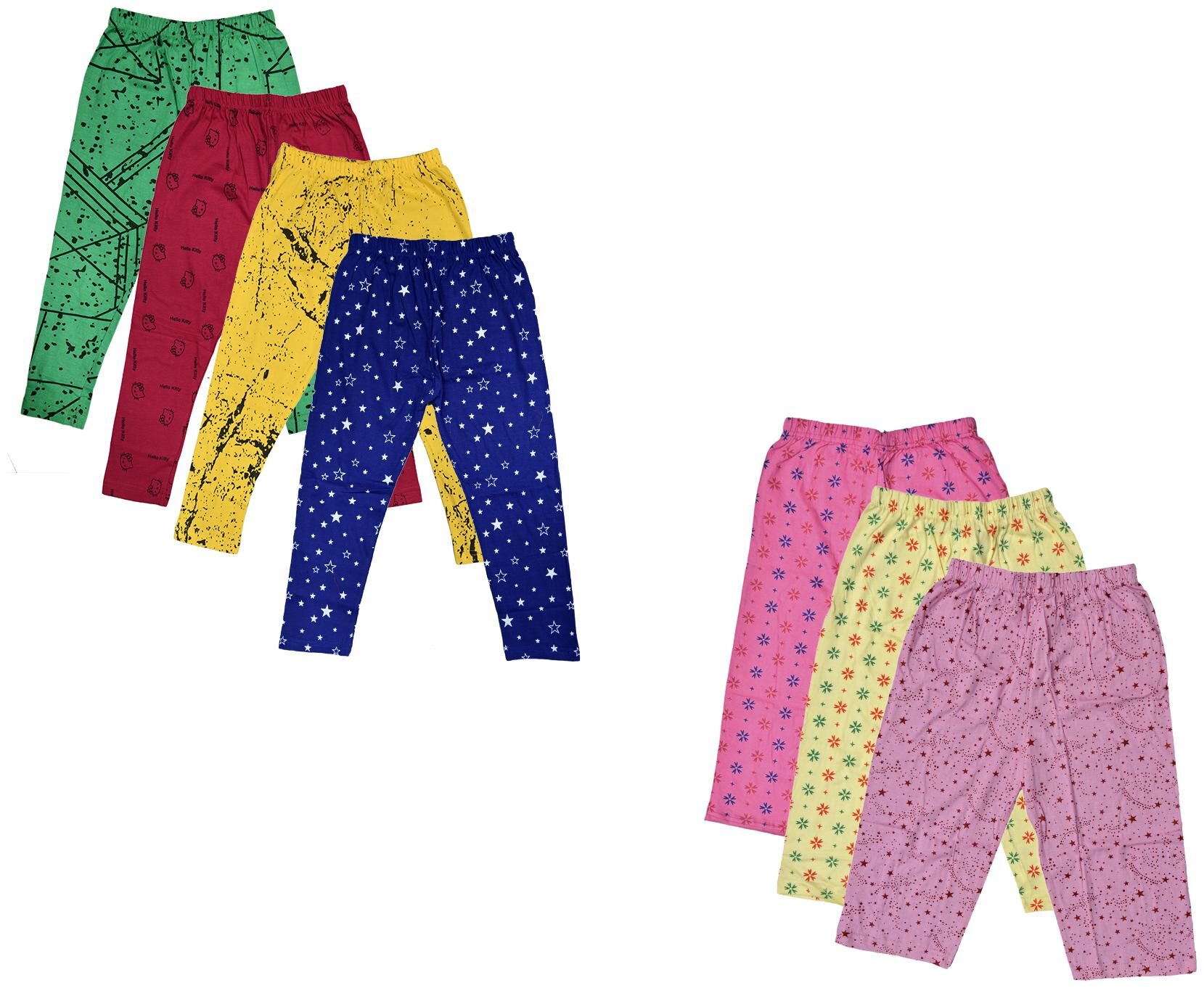 

Indiweaves Girl Cotton Printed Capri - Multi