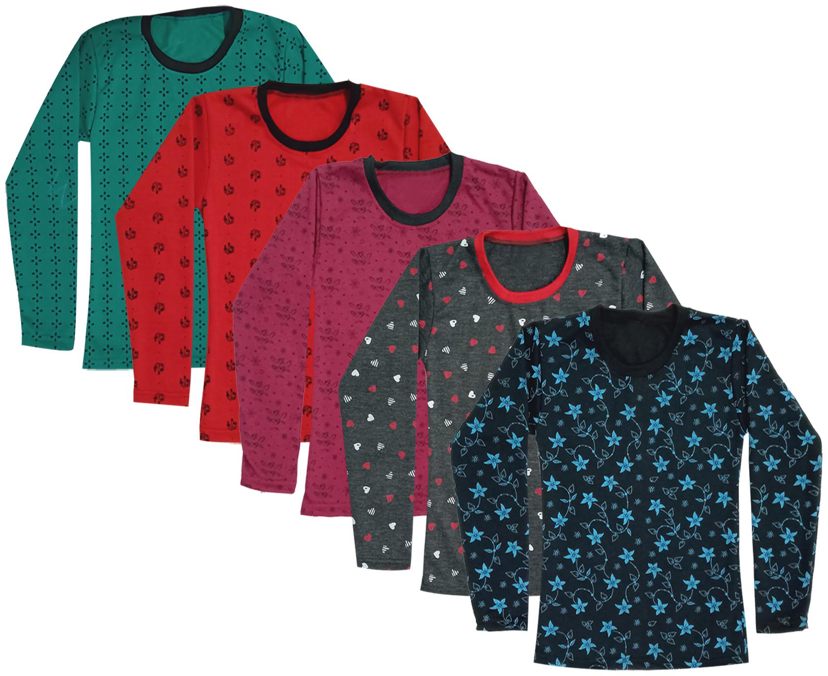 

Indiweaves Girl Wool Printed T shirt - Multi