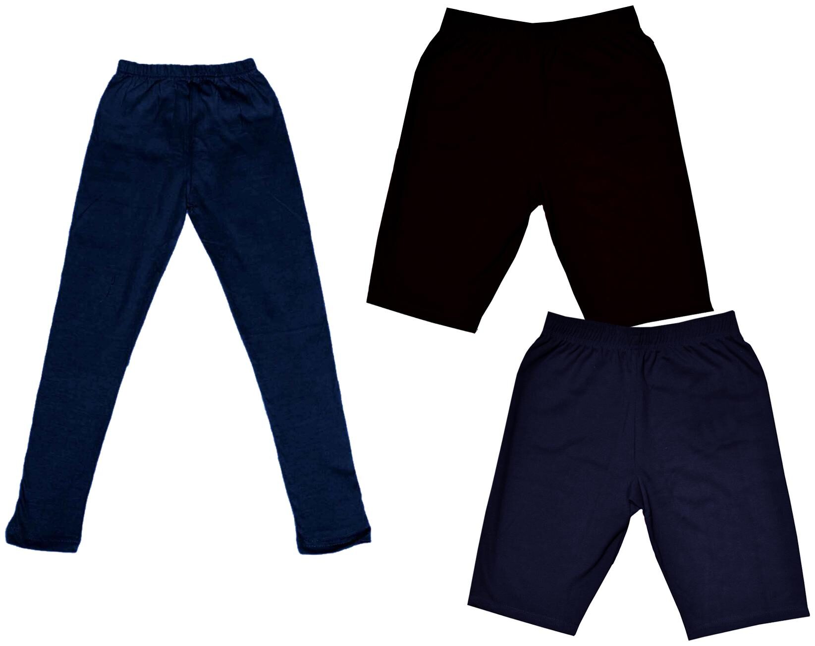 

Indiweaves Girl Cotton Solid Regular shorts - Multi