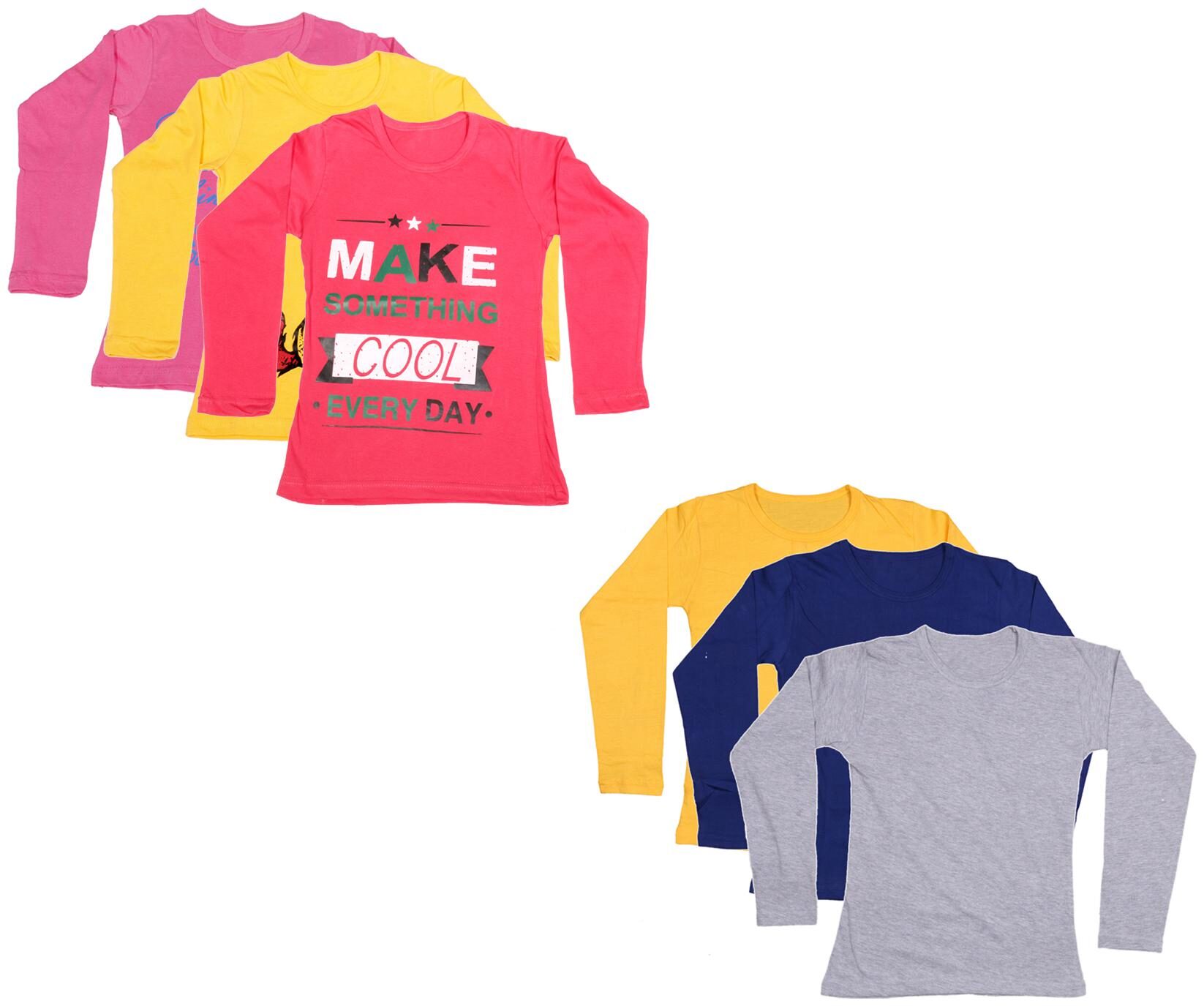 

Indiweaves Girl Cotton Printed T shirt - Multi