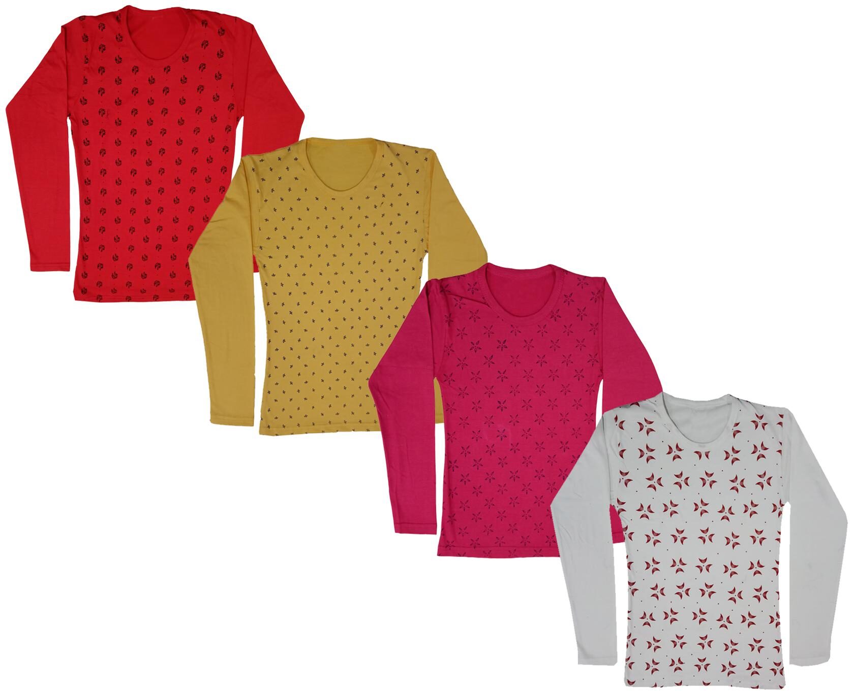 

Indiweaves Girl Cotton Printed T shirt - Multi
