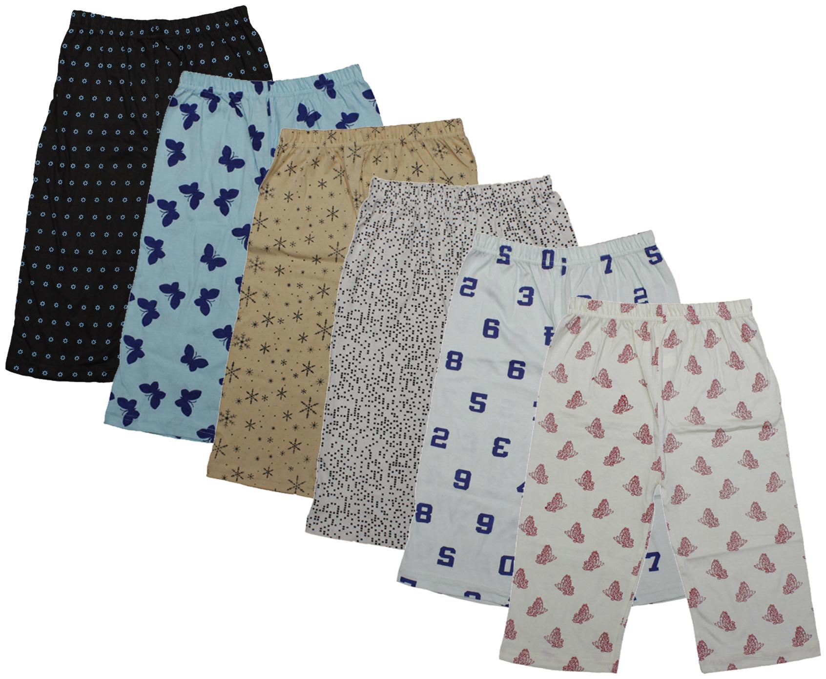 

Indiweaves Girl Cotton Printed Capri - Multi