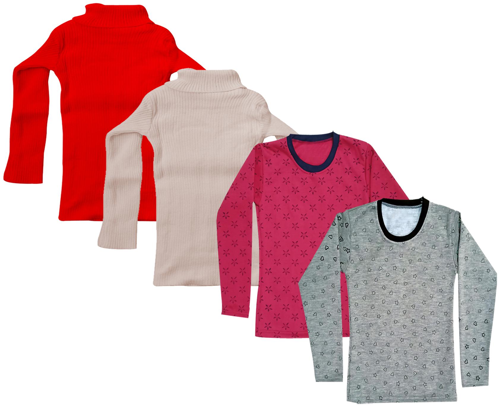 

Indiweaves Girl Wool Printed T shirt - Multi