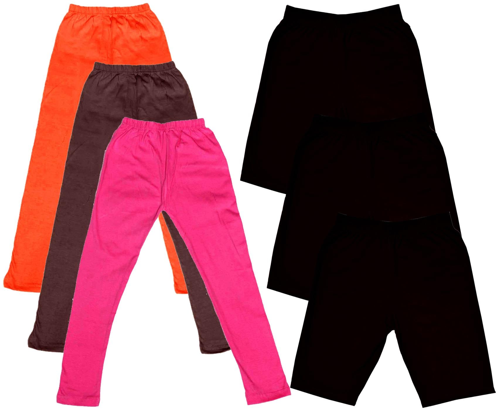 

Indiweaves Girl Cotton Solid Regular shorts - Multi