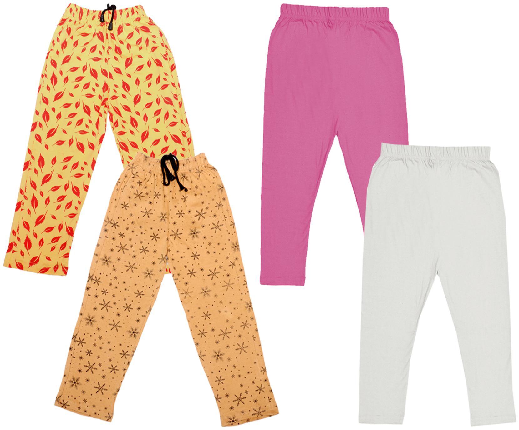 

Indiweaves Girl Cotton Solid Capri - Multi