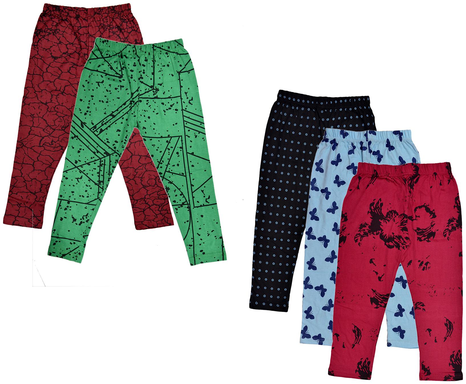

Indiweaves Girl Cotton Printed Capri - Multi