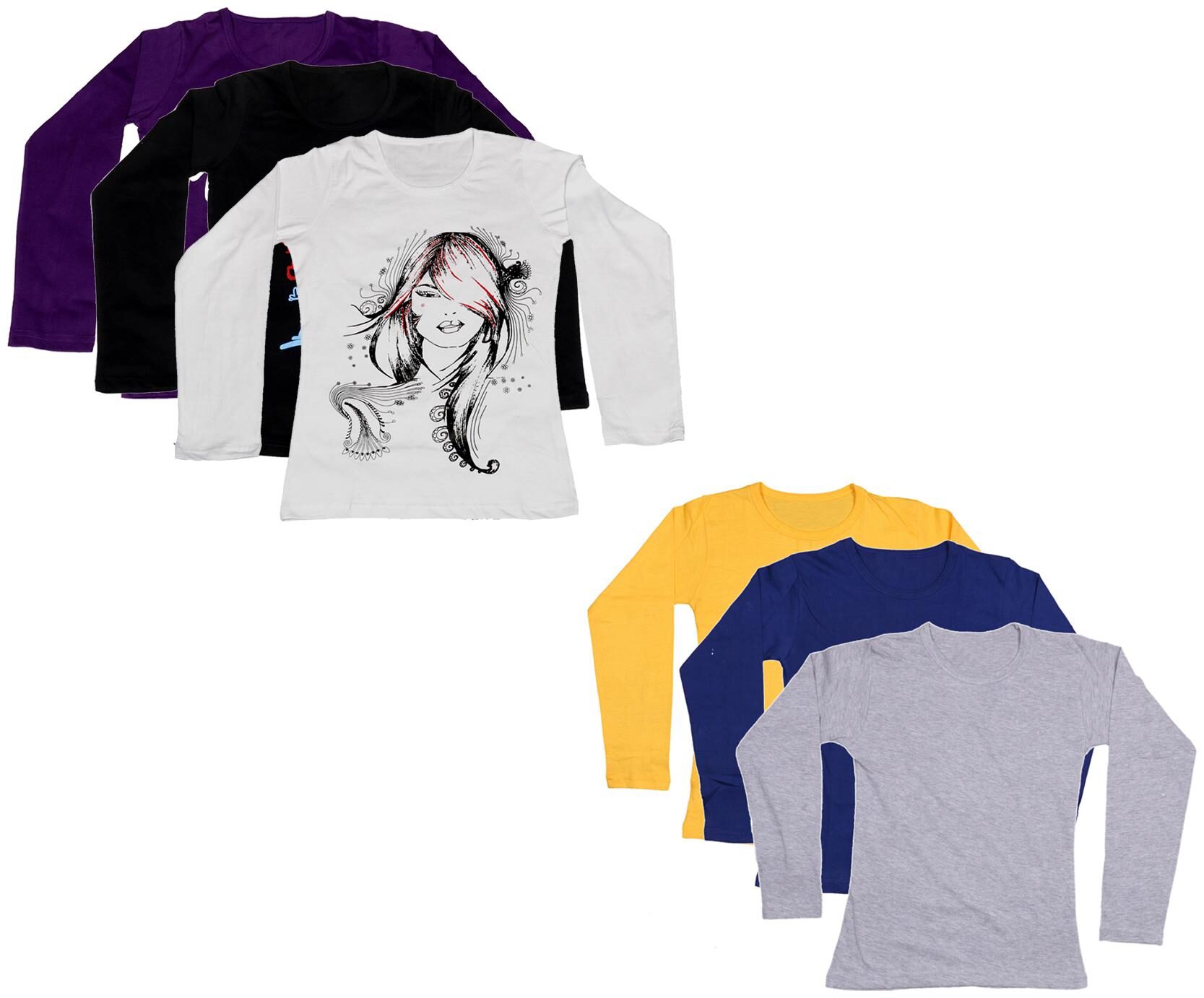

Indiweaves Girl Cotton Printed T shirt - Multi