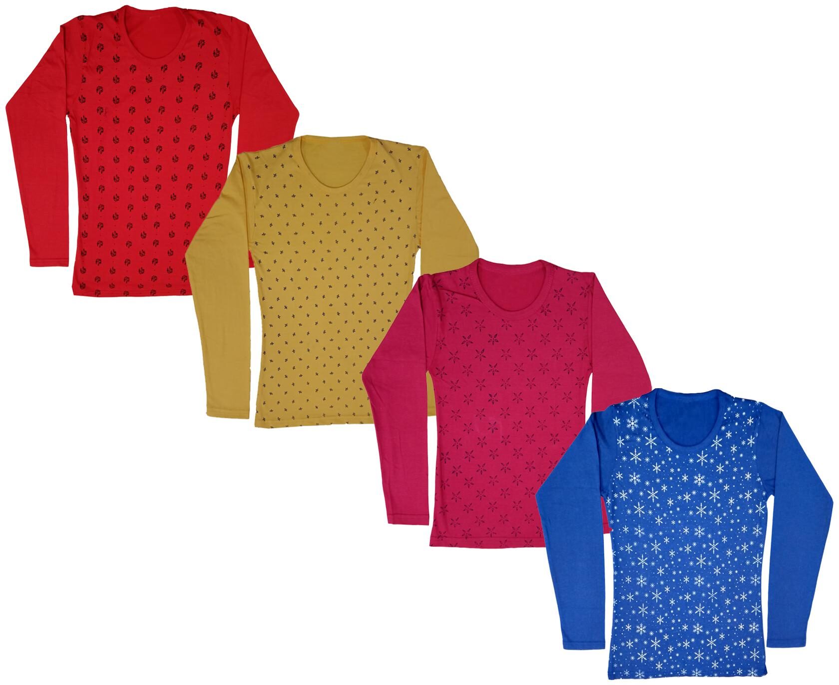 

Indiweaves Girl Cotton Printed T shirt - Multi