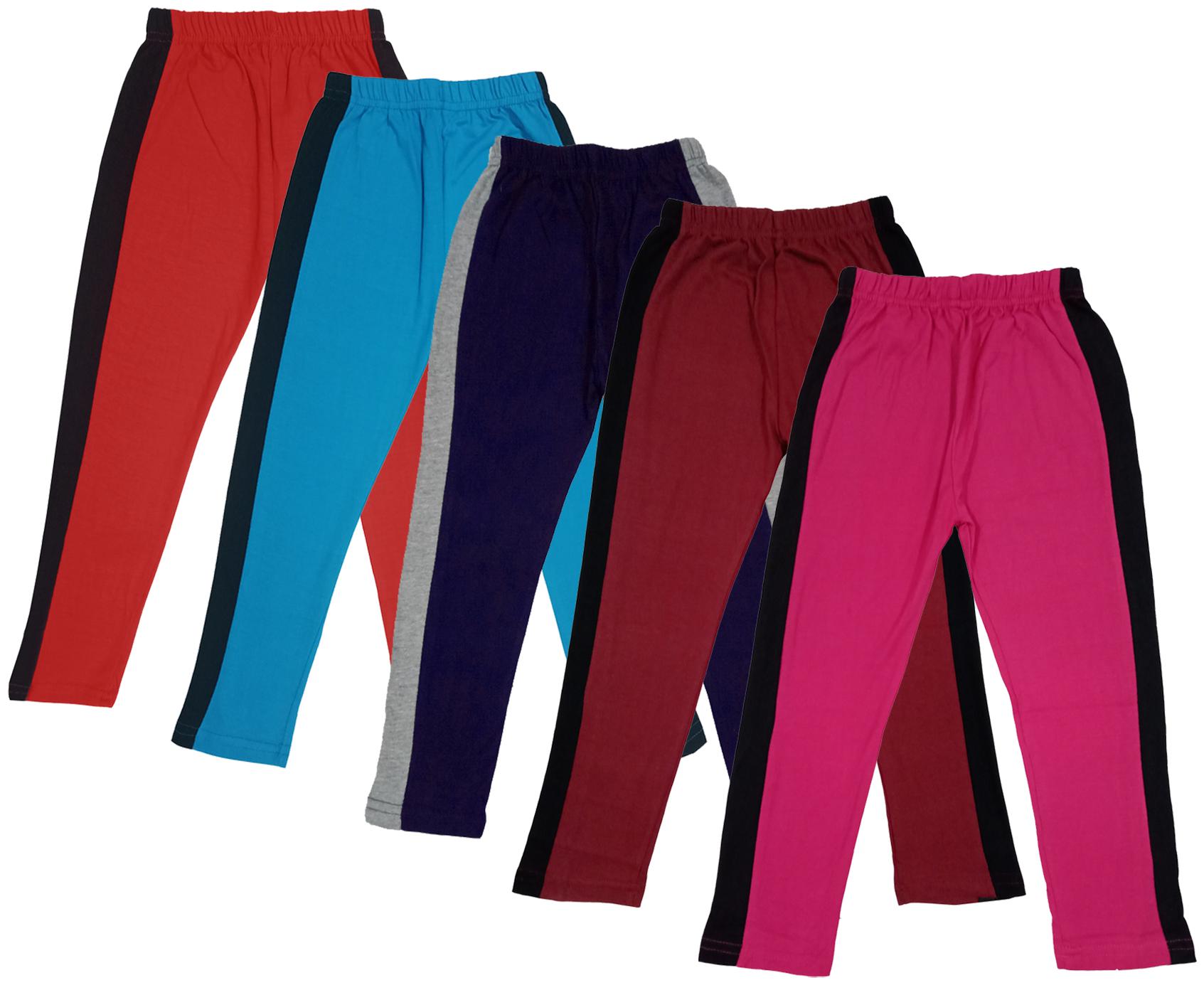

Indiweaves Girl Cotton Solid Capri - Multi