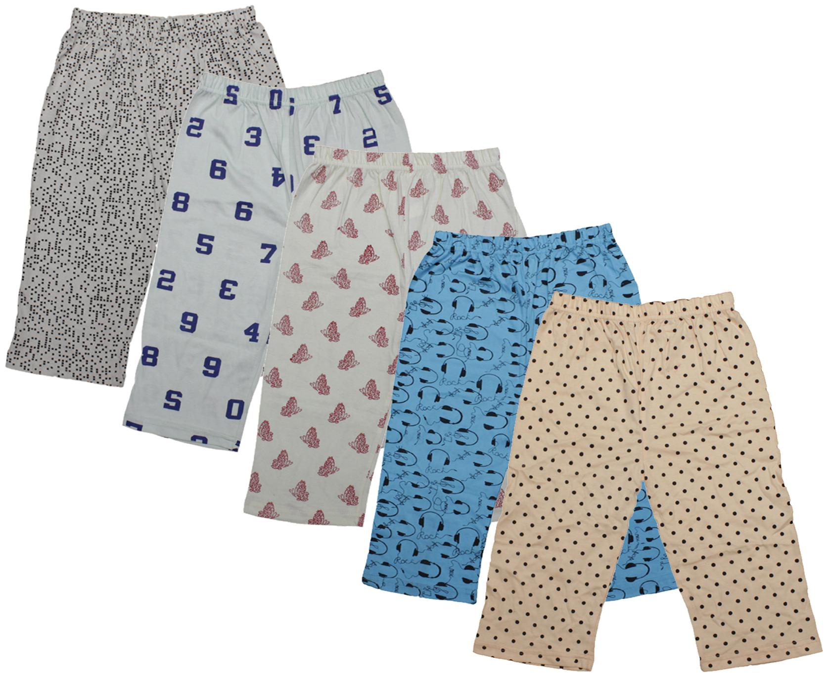 

Indiweaves Girl Cotton Printed Capri - Multi