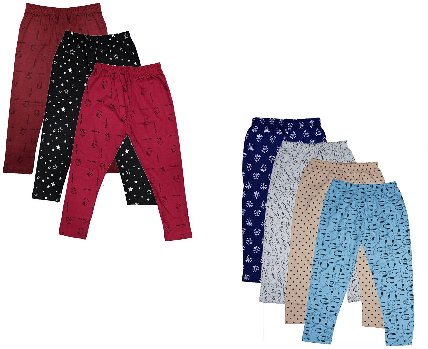 

Indiweaves Girl Cotton Printed Capri - Multi