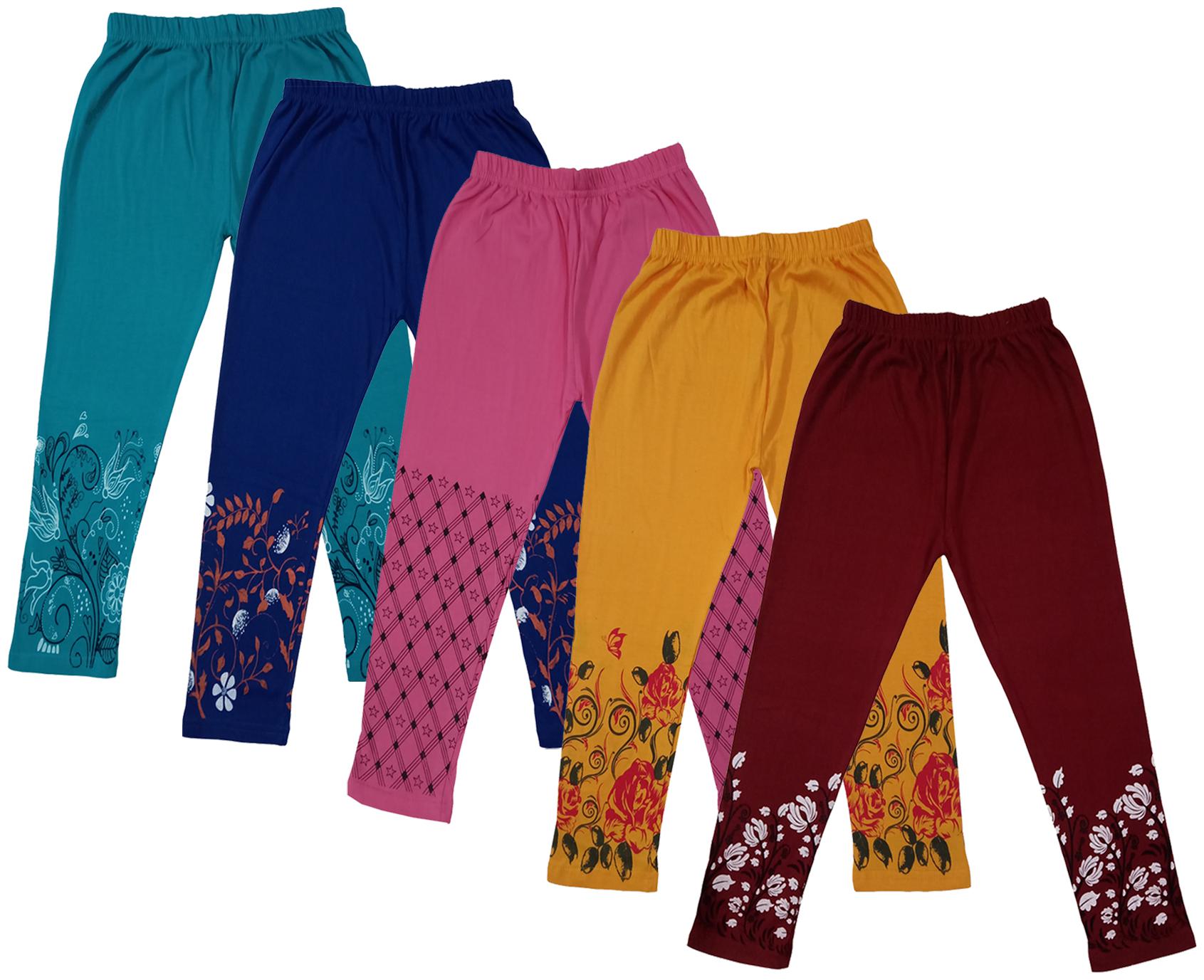 

Indiweaves Girl Cotton Printed Capri - Multi