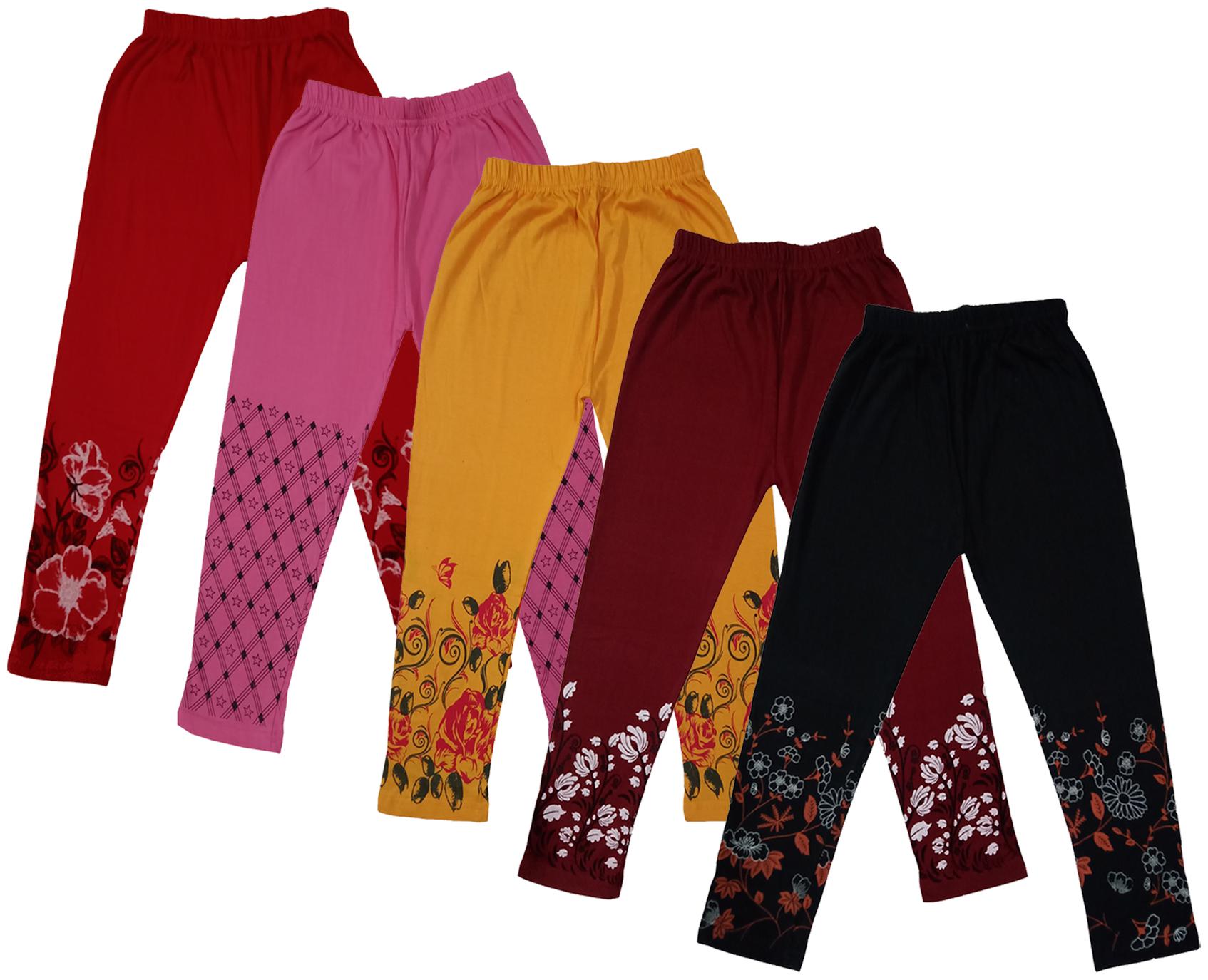 

Indiweaves Girl Cotton Printed Capri - Multi
