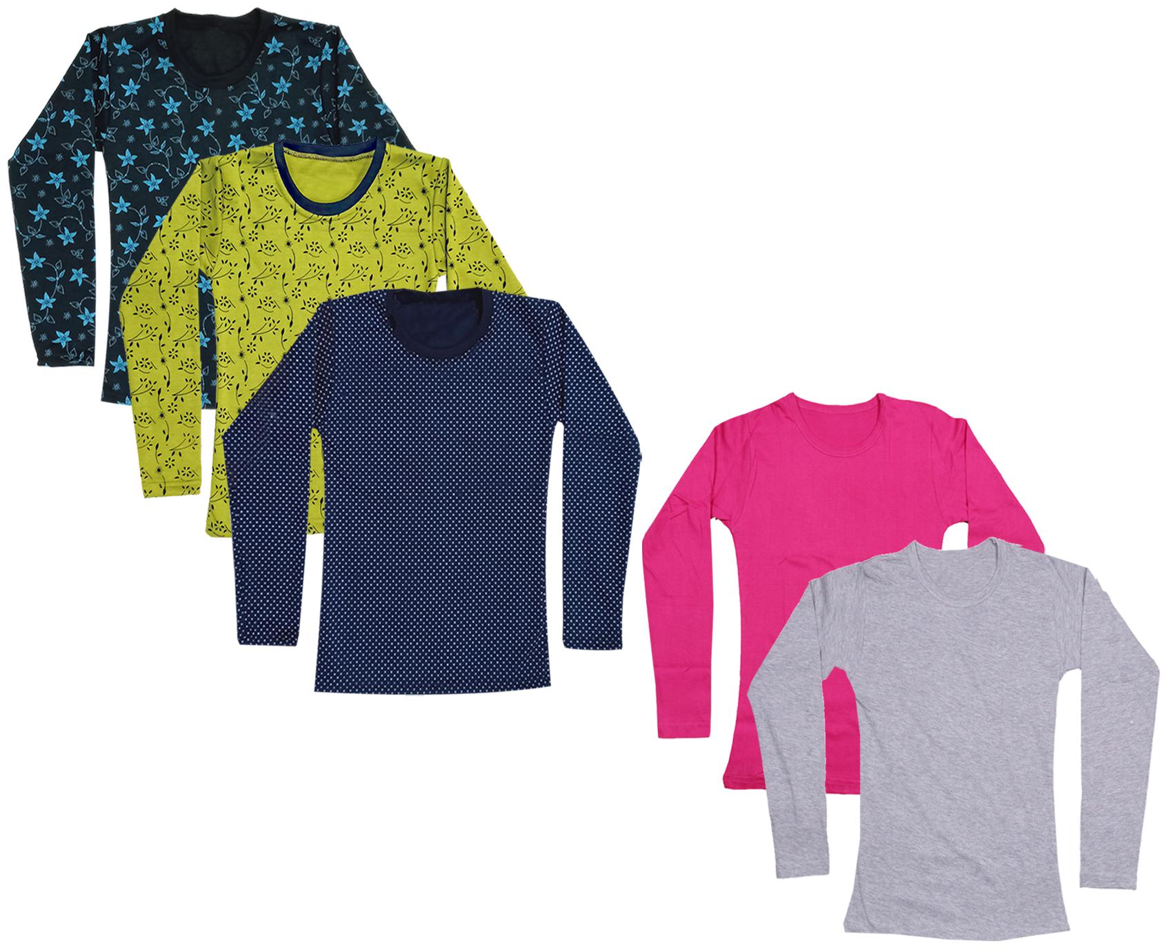 

Indiweaves Girl Cotton Printed T shirt - Multi