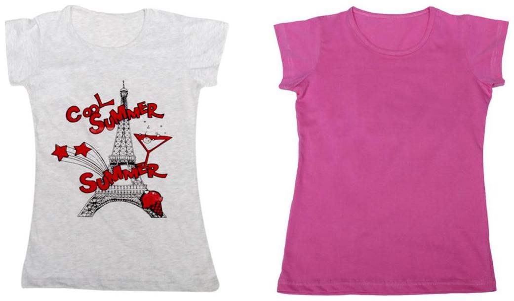 

Indiweaves Girl Cotton Solid T shirt - Multi