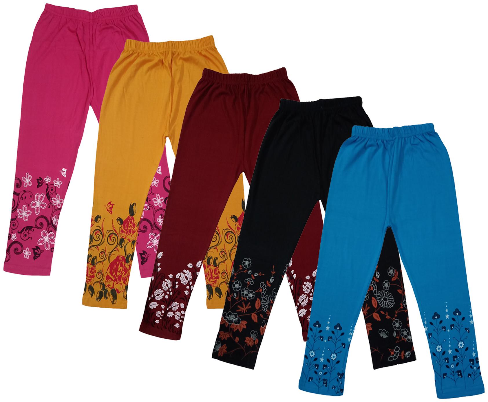 

Indiweaves Girl Cotton Printed Capri - Multi